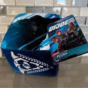 G.I. Joe Snake Eyes Cube Plush Figure Hasbro / 4” / BRAND NEW